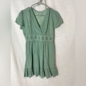 Altar'd State Green Peasant Dress